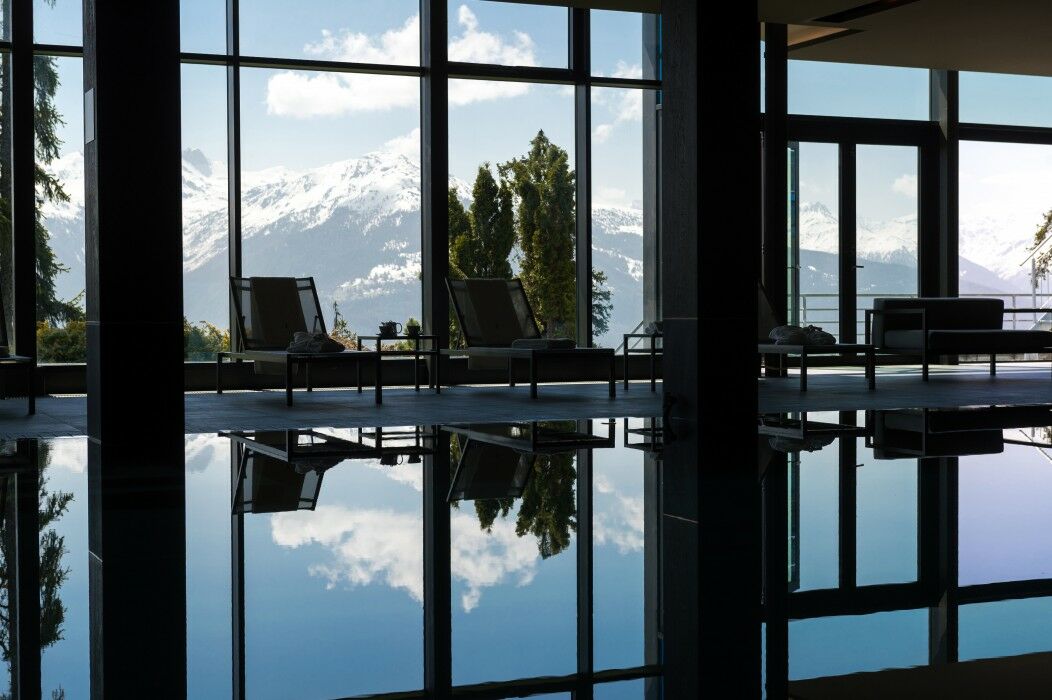 Crans Ambassador Hotel Bagian luar foto